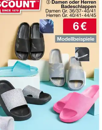 Woolworth Damen oder herren badeschlappen Angebot
