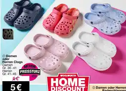 Woolworth Damen oder herren clogs Angebot