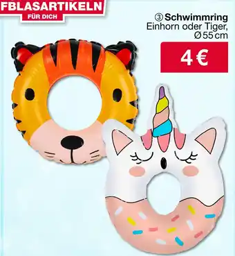 Woolworth Schwimmring einhorn Angebot