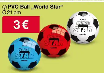 Woolworth Pvc ball „world star“ Angebot