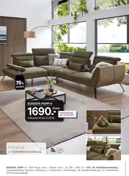 Kabs Polsterwelt Ecksofa poppi ii Angebot