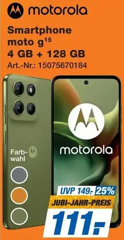 Expert motorola Smartphone moto g 15 Angebot