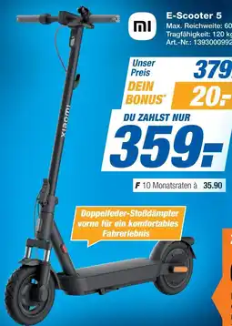 Expert Xiaomi E-Scooter 5 Angebot