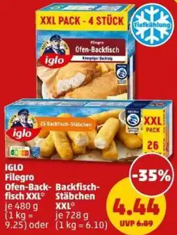 PENNY IGLO Filegro Ofen Backfisch XXL Angebot