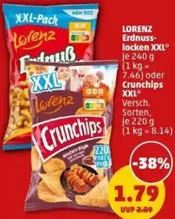 PENNY LORENZ Erdnusslocken XXL oder Crunchips XXL Angebot