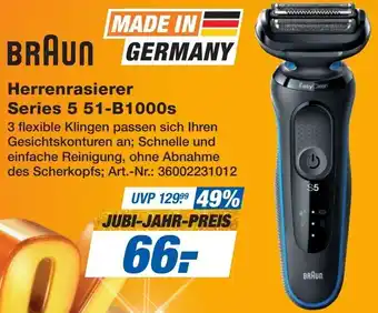 Expert BRAUN Herrenrasierer Series 5 51-B1000s Angebot