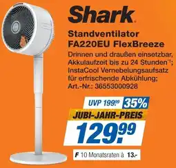 Expert Shark Standventilator FA220EU FlexBreeze Angebot