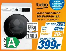 Expert beko Waschmaschine BM3WFU4941A Angebot