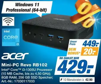 Expert acer Mini-PC Revo RB102 Angebot