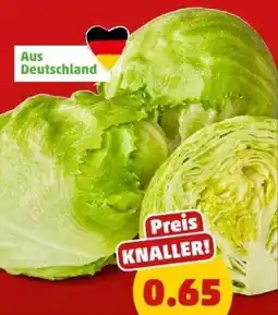 PENNY Deutscher Eisbergsalat Angebot