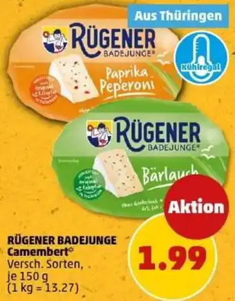 PENNY RÜGENER BADEJUNGE Camembert Angebot
