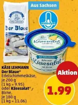 PENNY KÄSE LEHMANN Der Blaue oder Käsesalat Angebot