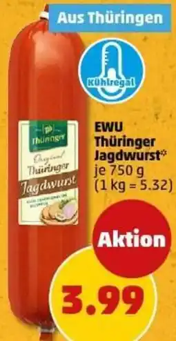PENNY EWU Thüringer Jagdwurst Angebot