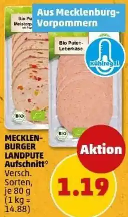 PENNY MECKLENBURGER LANDPUTE Aufschnitt Angebot