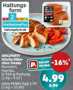 PENNY GRILLPARTY Frische Hähnchen-Steaks Angebot
