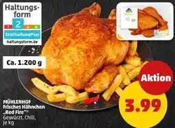 PENNY MÜHLENHOF Frisches Hähnchen „Red Fire" Angebot