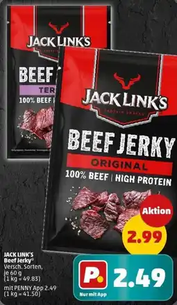 PENNY JACK LINK'S Beef Jerky Angebot