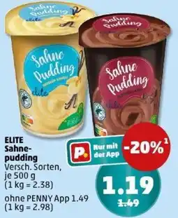 PENNY ELITE Sahnepudding Angebot