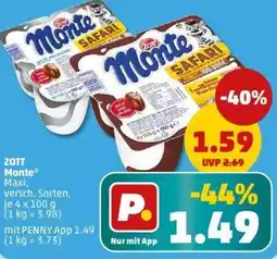 PENNY ZOTT Monte Angebot