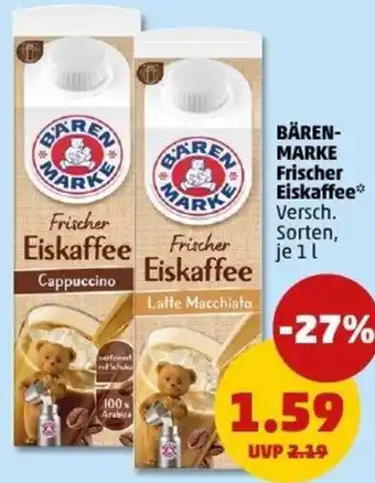 PENNY BÄRENMARKE Frischer Eiskaffee Angebot