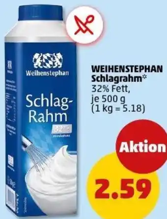 PENNY WEIHENSTEPHAN Schlagrahm Angebot