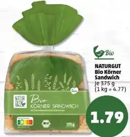 PENNY NATURGUT Bio Körner Sandwich Angebot