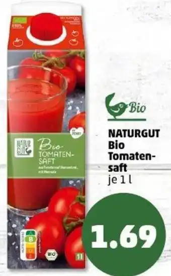 PENNY NATURGUT Bio Tomatensaft Angebot