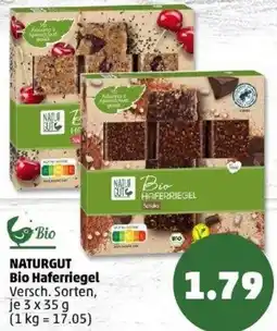PENNY NATURGUT Bio Haferriegel Angebot