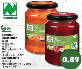 PENNY NATURGUT Bio Karotten Salat oder Bio Rote Bete Angebot