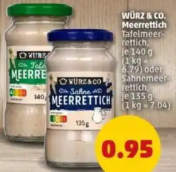 PENNY WÜRZ & CO. Meerrettich Angebot
