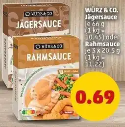 PENNY WÜRZ & CO. Jägersauce oder Rahmsauce Angebot
