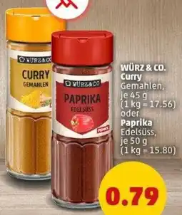 PENNY WÜRZ & CO. Curry oder Paprika Angebot