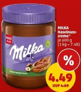 PENNY MILKA Haselnusscreme Angebot