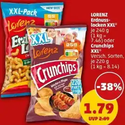 PENNY LORENZ Erdnusslocken XXL oder Crunchips XXL Angebot