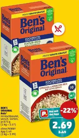 PENNY BEN'S ORIGINAL Reis Angebot