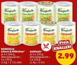 PENNY BONDUELLE Erbsen & Möhrchen oder Goldmais Angebot