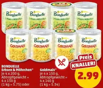 PENNY BONDUELLE Erbsen & Möhrchen oder Goldmais Angebot