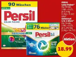 PENNY PERSIL Color Pulver oder Universal 4 in 1 Discs Angebot