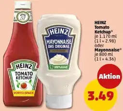 PENNY HEINZ Tomato Ketchup oder Mayonnaise Angebot