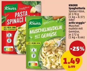 PENNY KNORR Spaghetteria oder activ veggie Angebot