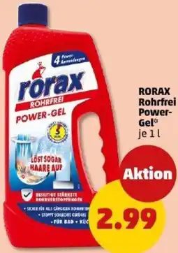 PENNY RORAX Rohrfrei Power-Gel Angebot