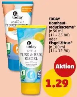 PENNY TODAY Hornhautreduziercreme oder Eisgel Zitrus Angebot