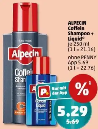 PENNY ALPECIN Coffein Shampoo + Liquid Angebot