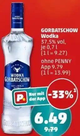 PENNY GORBATSCHOW Wodka Angebot