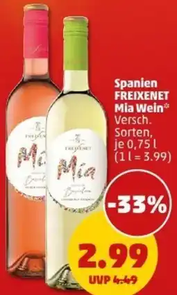 PENNY Spanien FREIXENET Mia Wein Angebot