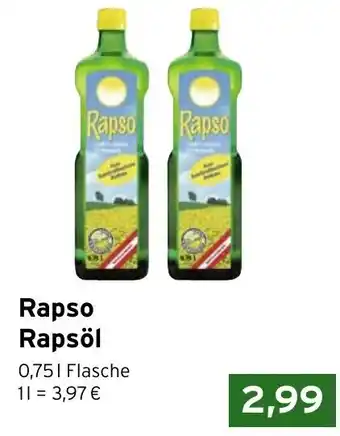 CAP Markt Rapso Rapsöl 0,75L Angebot