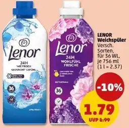 PENNY LENOR Weichspüler Angebot