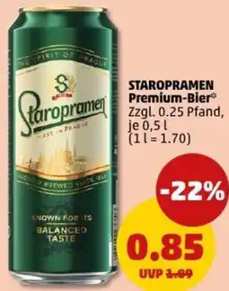PENNY STAROPRAMEN Premium-Bier Angebot