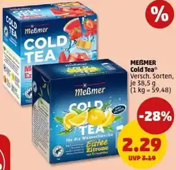 PENNY Meßmer Cold Tea Angebot