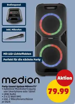 PENNY Medion Party-Sound-System MD44475 Angebot